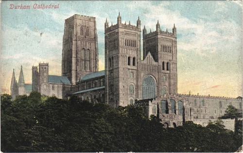 Durham cathedral postcard - durham,