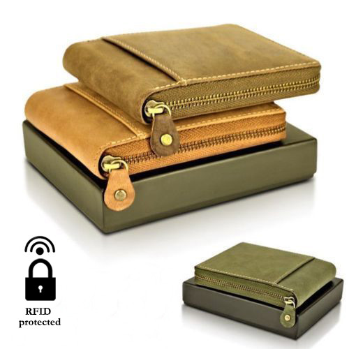Mens wallet real leather - wallet,