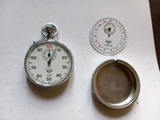 Heuer ~ Dembo ~ Bristol ~ 70s Pocket Stop Watch ~ Good Working Order + Other 