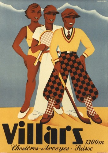 Villars switzerland poster - villars,