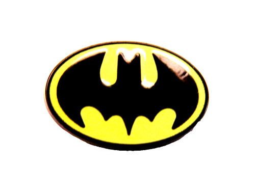 The classic batman - logo, enamel