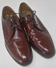 Gordon Scott Mens Brown Derby Formal Leather Shoes Size 9