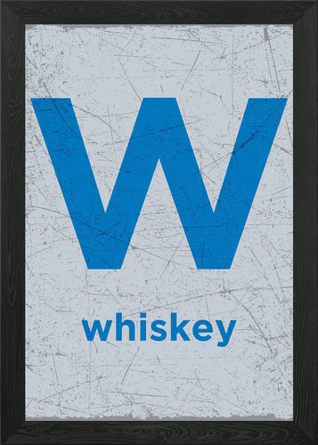 For whiskey framed - is, wall