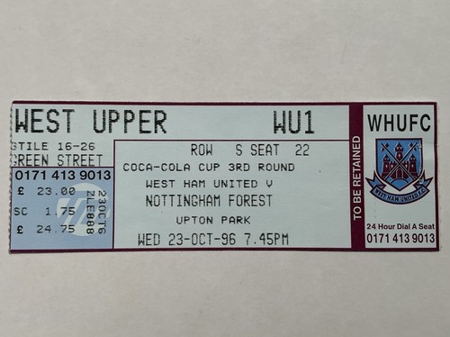 1996 west ham - 1996/97,