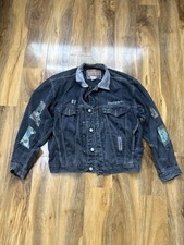 VTG DIESEL INDUSTRY VERY RARE NASA DENIM JACKET TYPE RR55- SIZE M