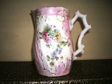 Jug, Pink Decorative Design