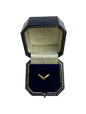 1990 Wishbone Ring 9ct Gold Vintage Wishbone Ring Gold Vintage Ring - Size M