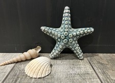 Glazed textured porcelain blue