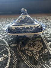 Burleigh ware blue white - burleigh,