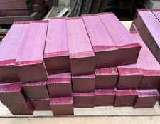 1 x Purpleheart 3 x 3 x 12”