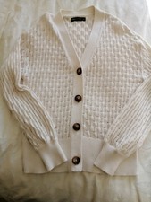 M and S ladies Cream Cardigan