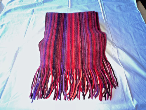 Scarf 100 pure lambswool red - 100%,