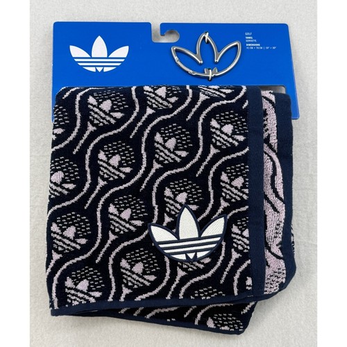 Adidas golf towel navy trefoil - golf,
