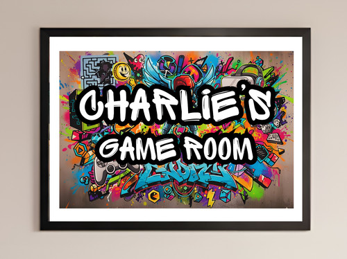 Personalised name graffiti - name,