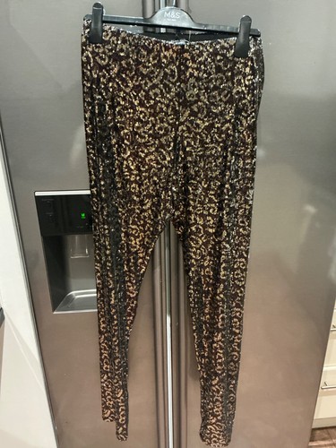 Zara accessories sequin brown - zara,