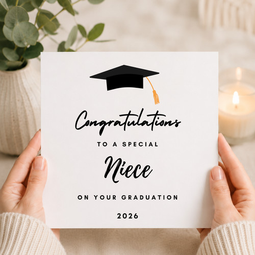 Personalised graduation card - personalised,