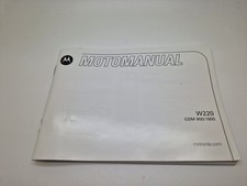 New Old Stock Motorola W220 English User Guide Manual T-Mobile Branded UK3POST