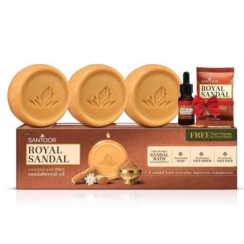 Santoor royal sandal detan - santoor,