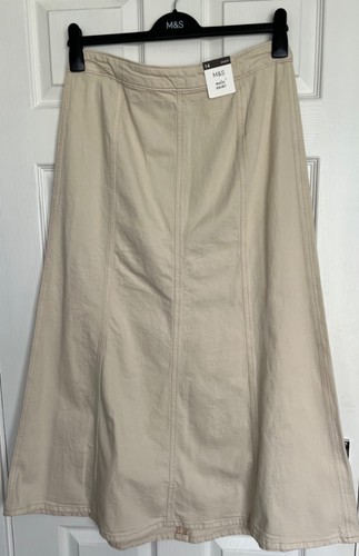 New ladies ecru denim - m&s,