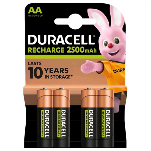 Duracell recharge 2500mah - recharge,