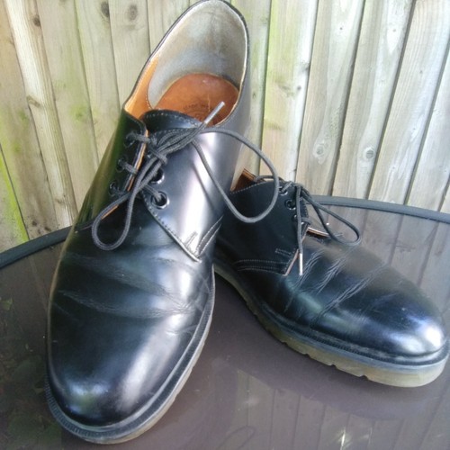 Black gibson leather shoes - black,