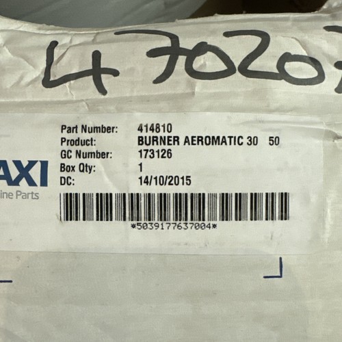 414810 baxi burner aeromatic - 414810,