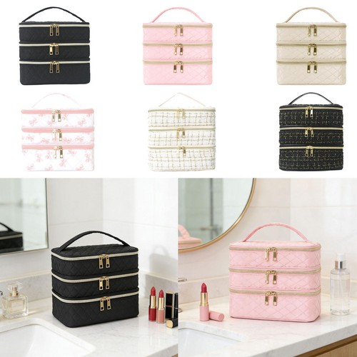 Toiletry bag with zipper - toiletry,