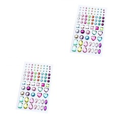  Set of 2 Crystal Sticker