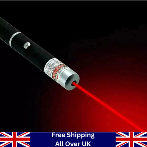 Red laser pointer pen - red, light