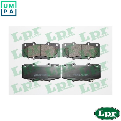 Brake pad set disc - disc,