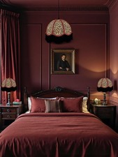 Beige leopard print table lamp