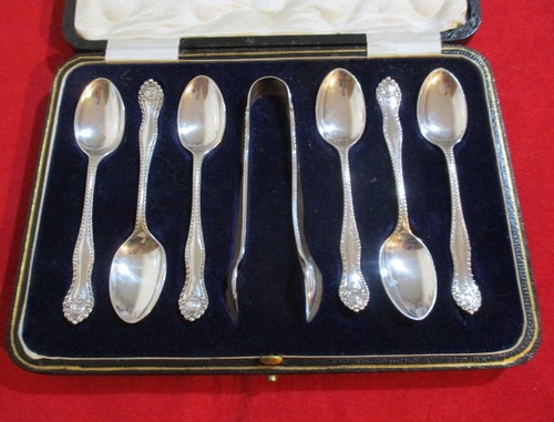 Cased set vintage gadroon - of,