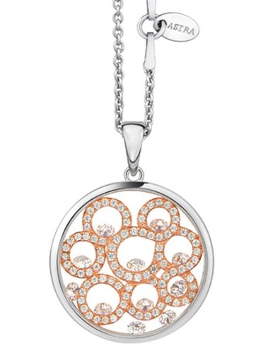 Sterling silver floating - sterling, cz