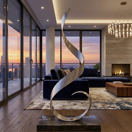 Luxury modern abstract metal - luxury,