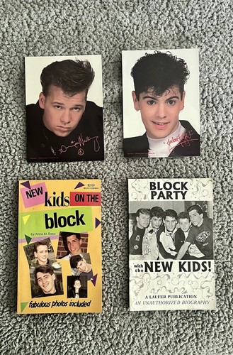 Nkotb vintage books and - vintage,