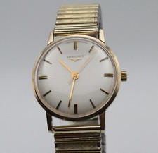 Vintage Longines Solid 9ct Gold Watch - 27.3g