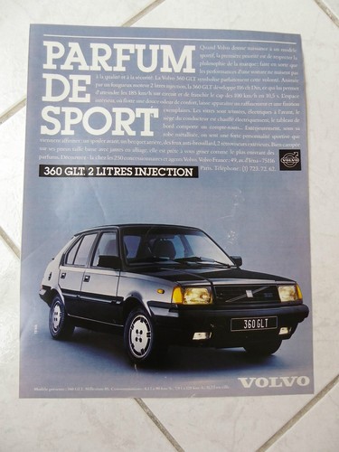 Volvo 360 glt liters - volvo, 1985