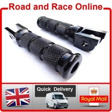 Honda front foot pegs - foot, black