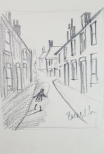 Pencil Drawing, 'Terraced