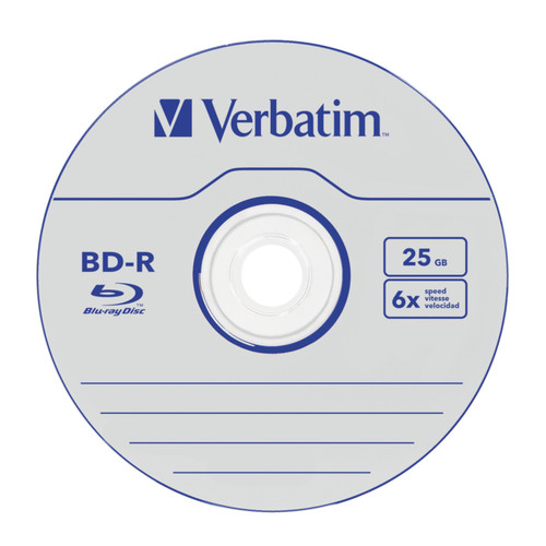 Verbatim blu ray 43837 - 5, 25gb