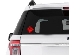 FIRE WARNING STICKER, PACK OF