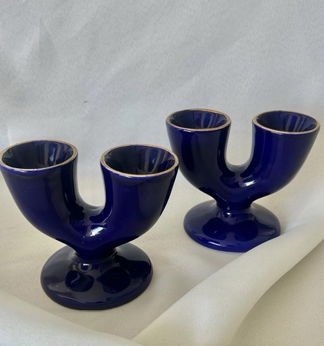 Vintage ceramic cobalt blue - vintage,