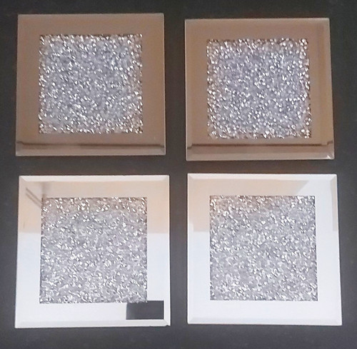 Set square mirrored glass - 4,