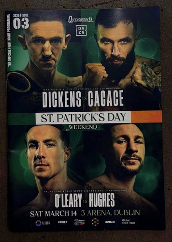 Boxing programme dickens - programme, v