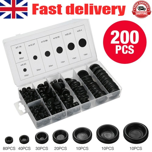 200pcs rubber grommets - 200pcs,