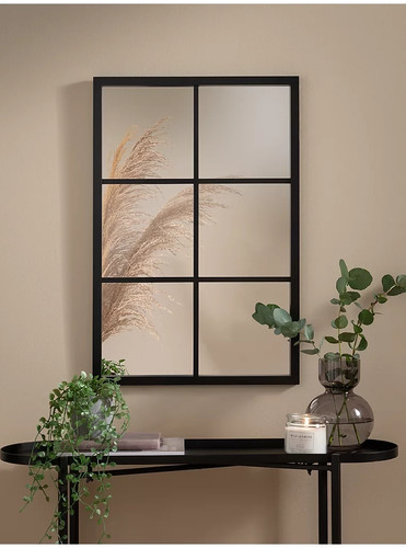Window style wall mirror - window,
