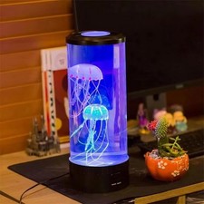 Jellyfish Lava Lamps, Aquarium Ocean Night Lights,7Colors LED Jellyfish Mood uk