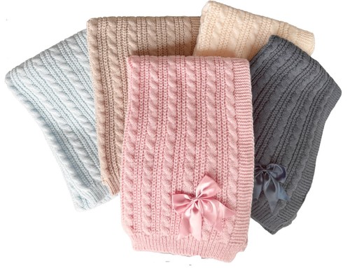 Soft cable knit - soft, baby
