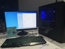 Desktop PC Gaming Fierce EXILE Gaming PC, Fast AMD Ryzen 3 3100, NVIDIA GTX 1650