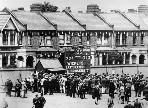1932 cricket scoreboard - 1932,